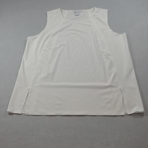 EUC Athleta Zephyr Refined Tank Women's sz L Lightweight Silky Sleeveless Top
